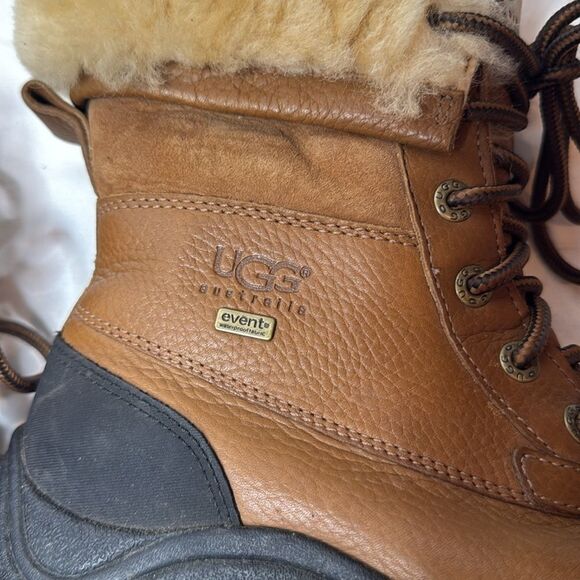 UGG Adirondack Chestnut Leather Boot III. Size 7.5. - Picture 7 of 12